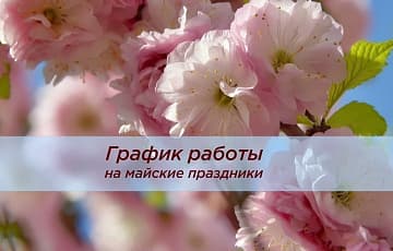 Расписание работы в майские праздники 2022